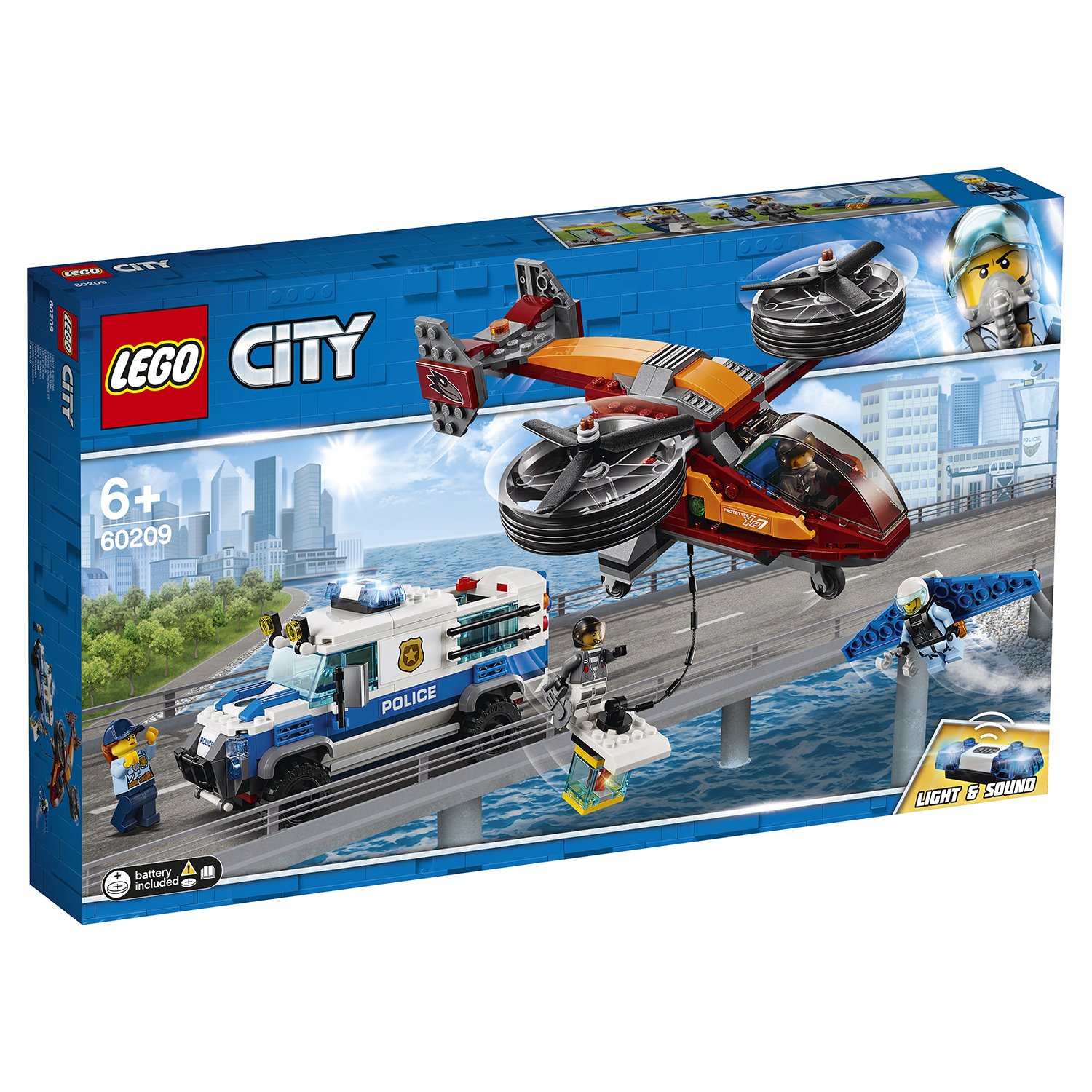 Конструктор из серии Lego City Police - Воздушная полиция: кража бриллиантов  